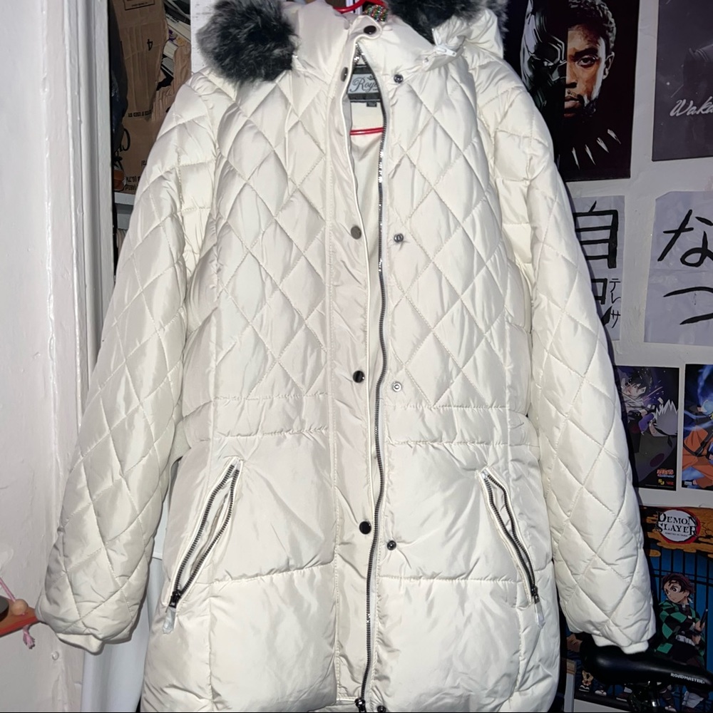White winter coat